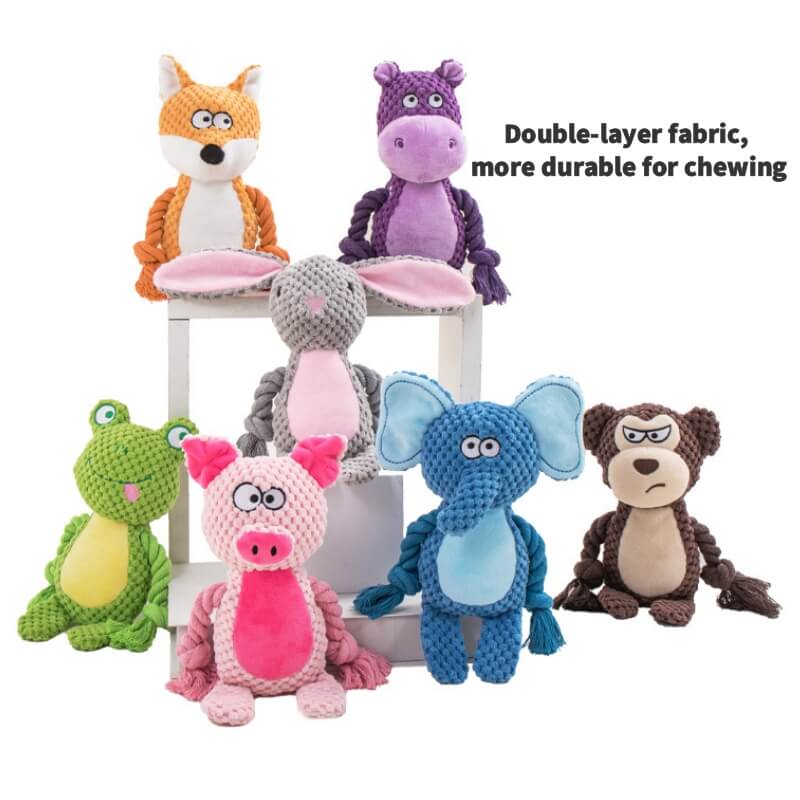 ChewAnimalTug⢠Dog Toy - Designed for Strong Chewers